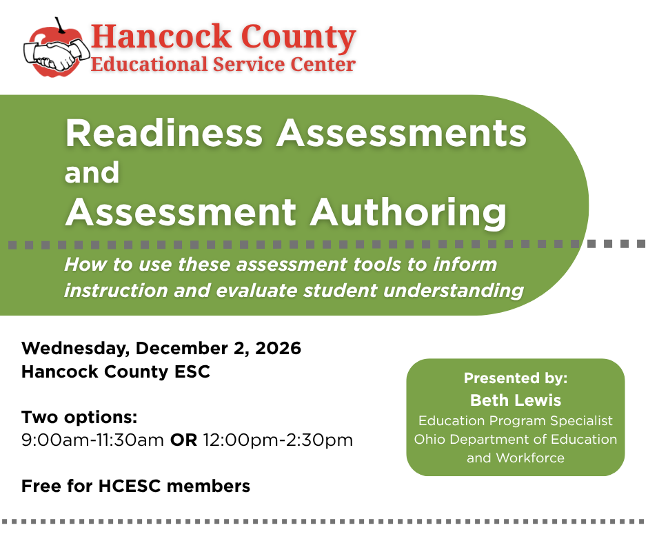 Readiness Assessment and Assessment Authoring workshop