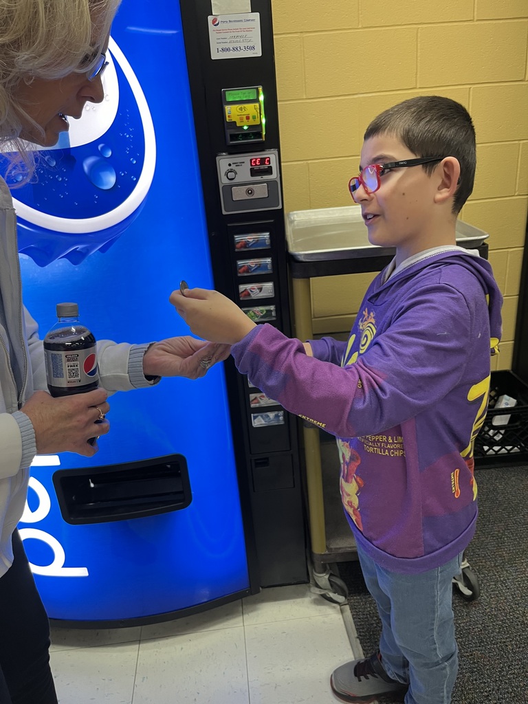 student delivering drink