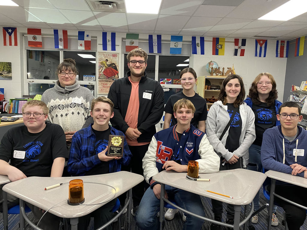 Liberty Benton HS Quiz Bowl Winners
