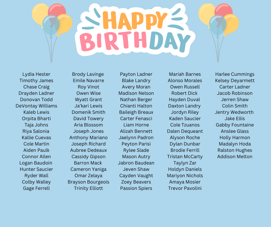 august bday