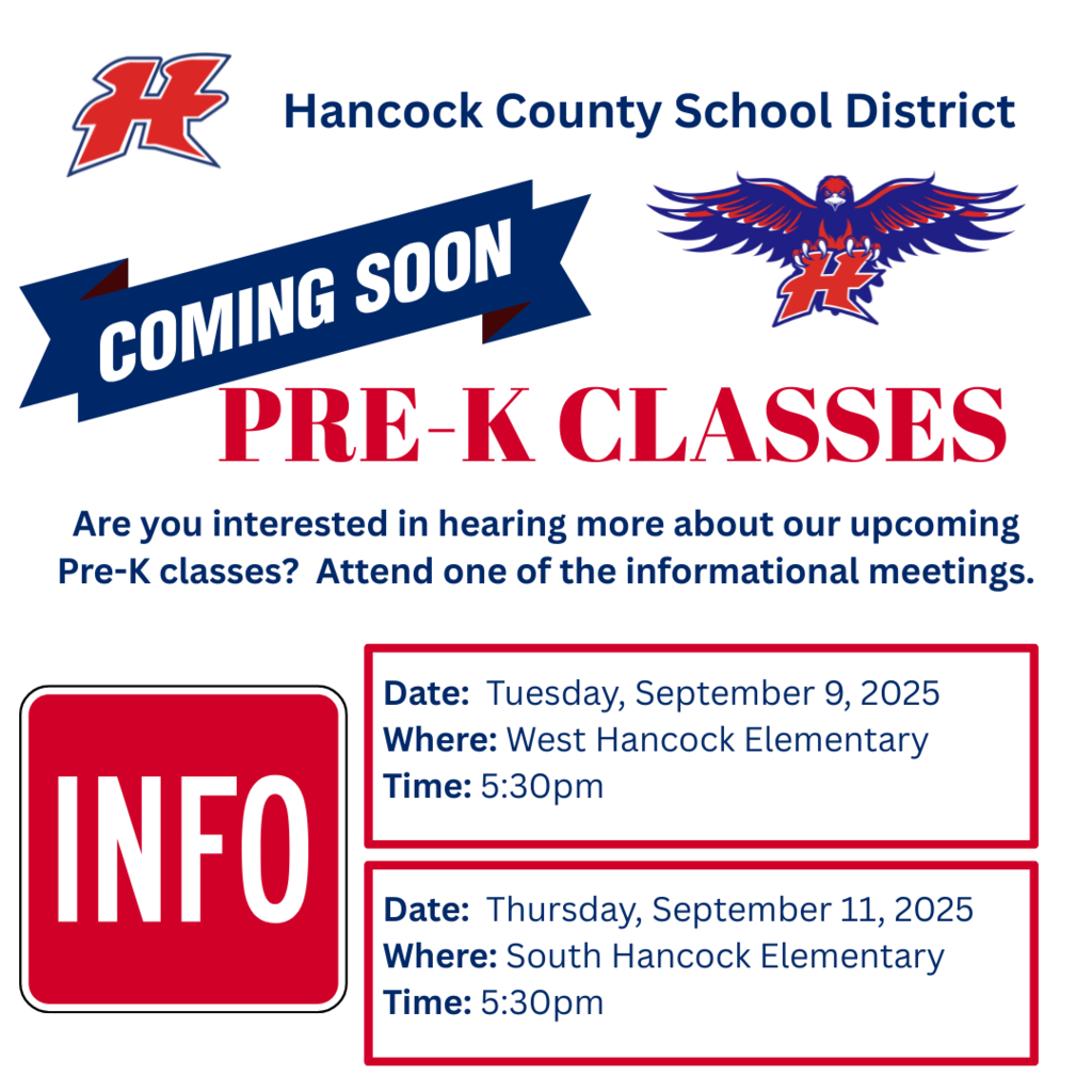 Prek Information Meetings