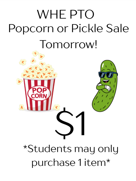 popcorn/pickle day 