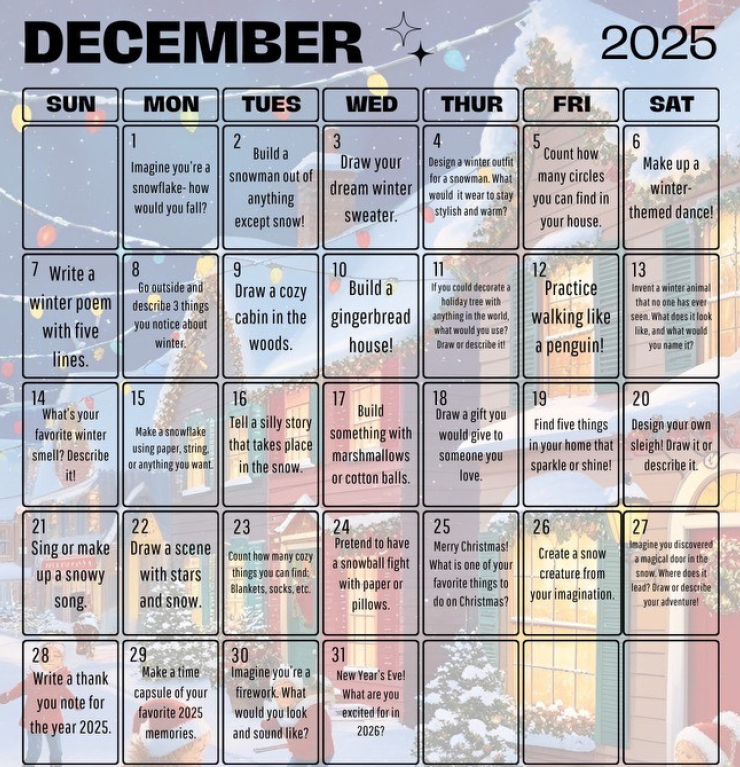 December activities for preschoolers