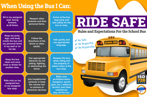Ride Safe Rules and Expectations for the School Bus