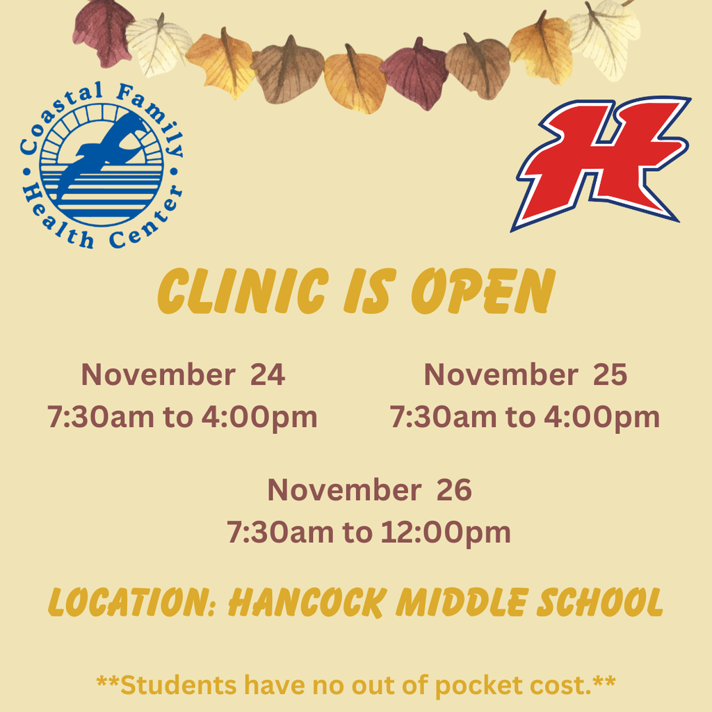 Clinic is Open during thanksgiving break
