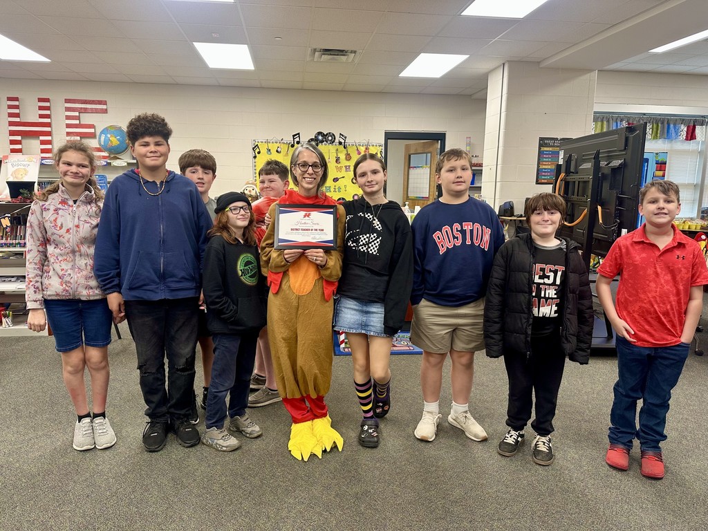 Heather with students