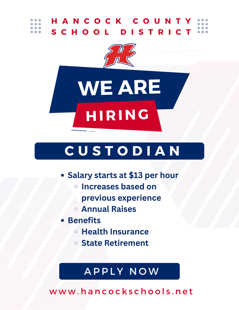 Custodian: We are Hiring!