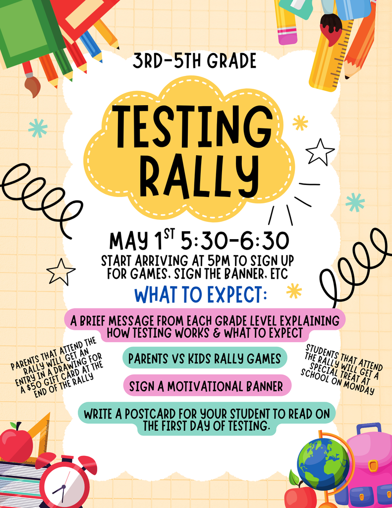 After School Testing Rally