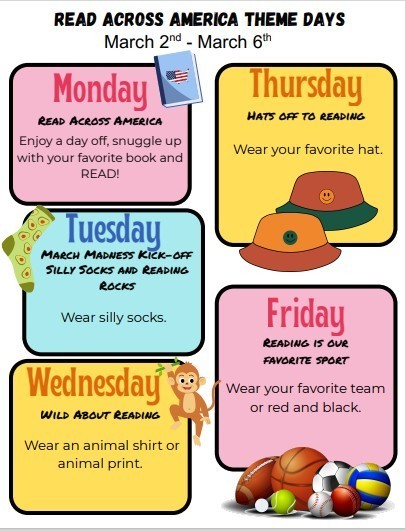 Read Across America Themed Days