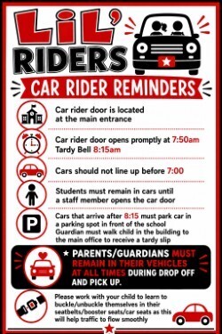 Car Rider Reminders