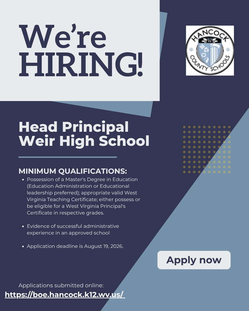 WHS Head Principal Opening