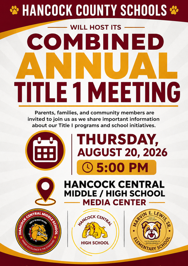 Annual Title 1 Meeting
