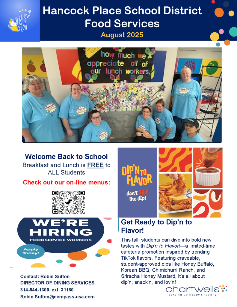 Welcome Back from Chartwells!