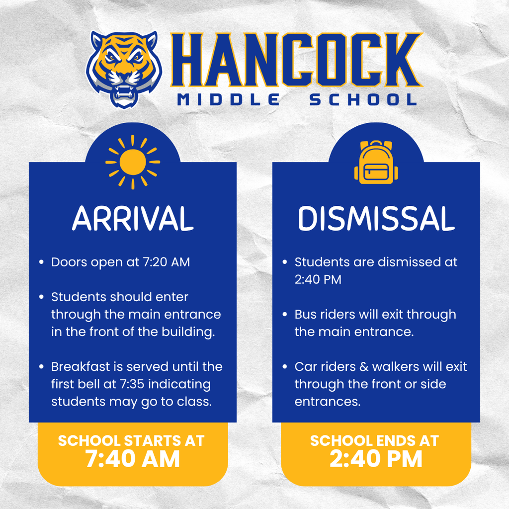 Middle School Arrival & Dismissal