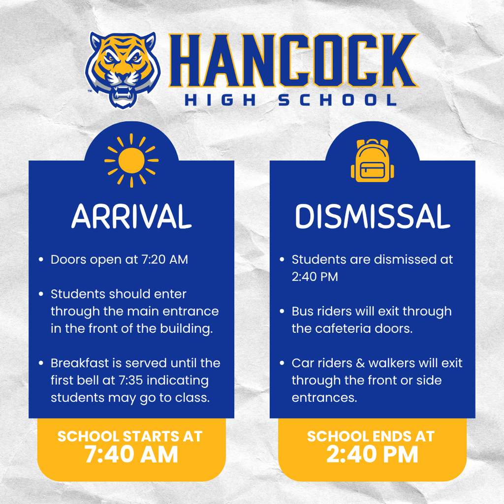 High School Arrival & Dismissal