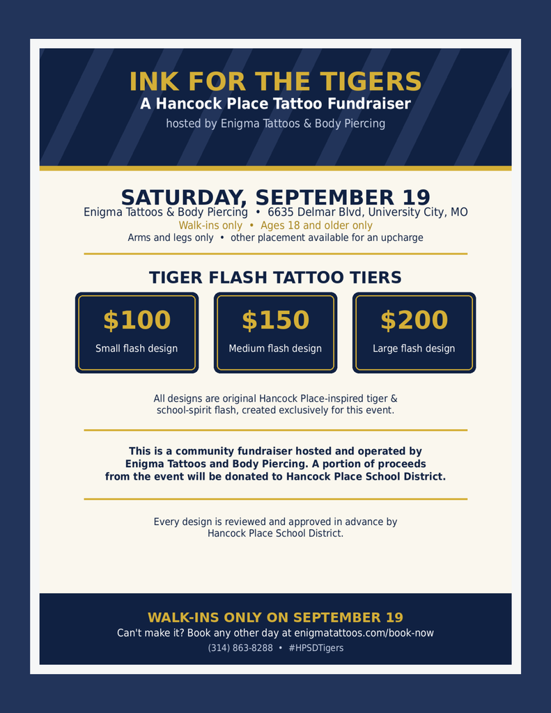 Tattoo Event Info