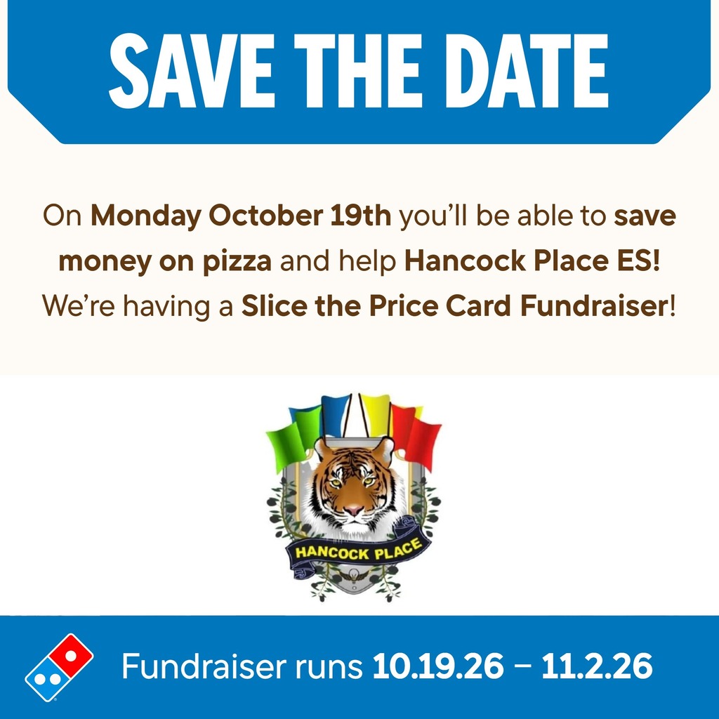 Save The Date- Slice the Price Card Fundraiser