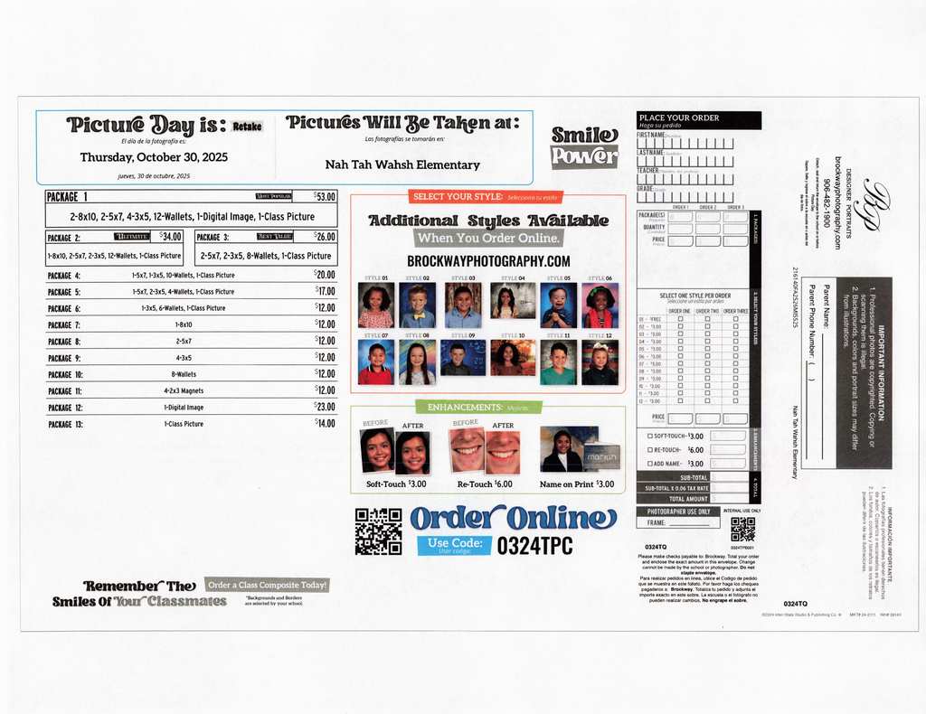 Photo Reorder form