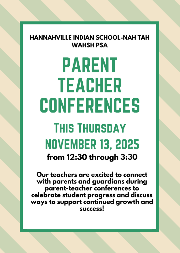 Parent teacher conference announcement