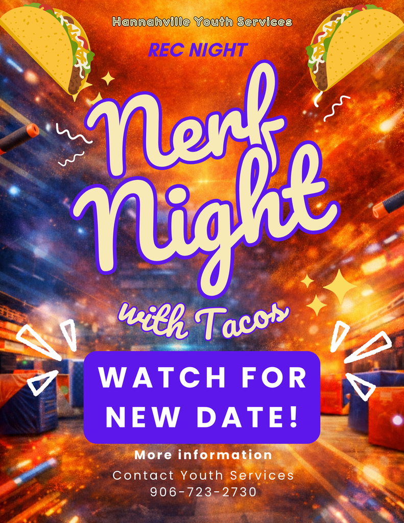 HYS Rec Night Jan 13 - CANCELED/Reschedule Date Coming Soon