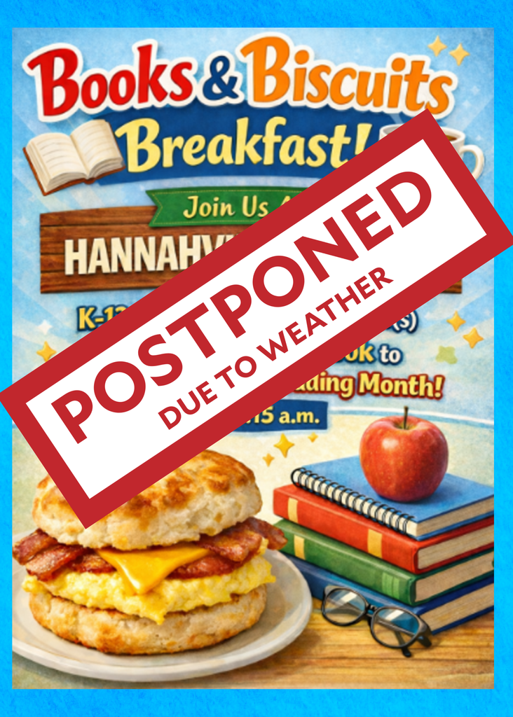 Postponed - New Date in April