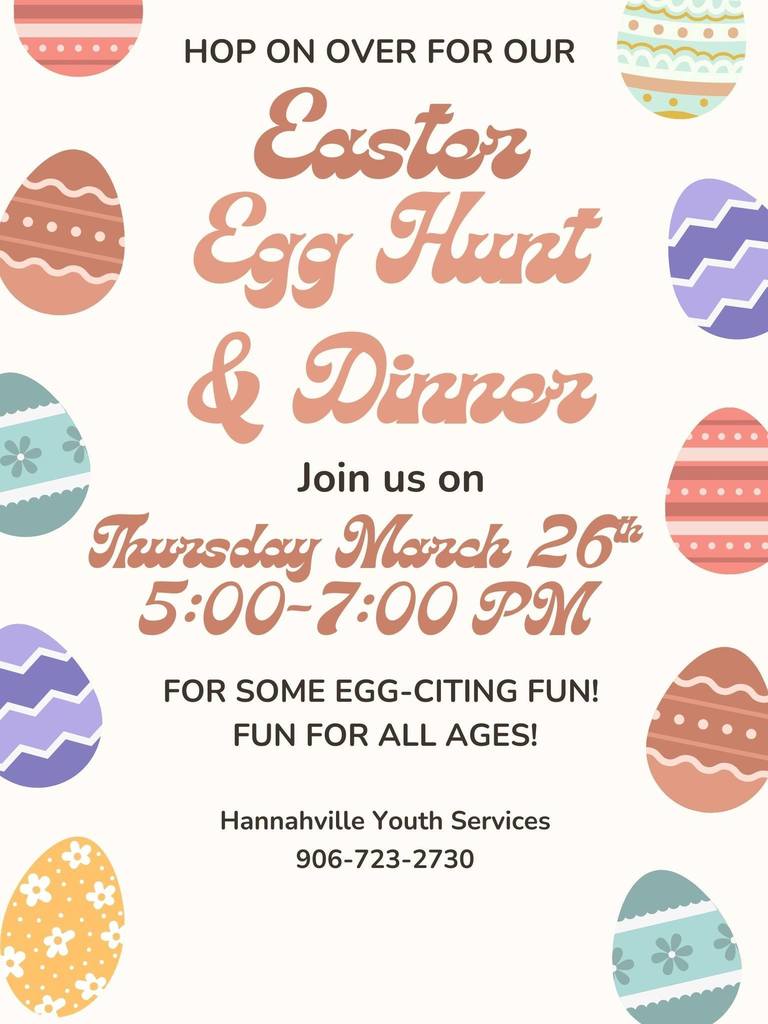 Easter Palooza- Thursday, March 26th