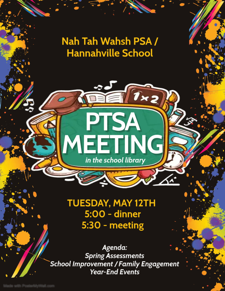 PTSA Meeting - May 12th, 2026