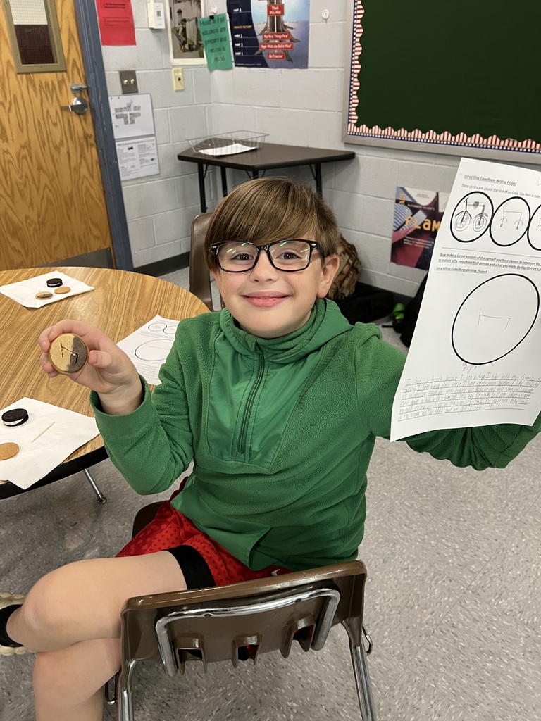 ELA students with Oreos