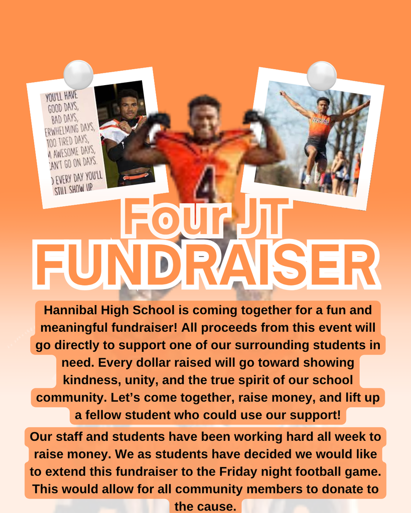 Fundraiser info graphic about a fundraiser for JT Thomas a Palmyra student who suffered a spinal cord injury