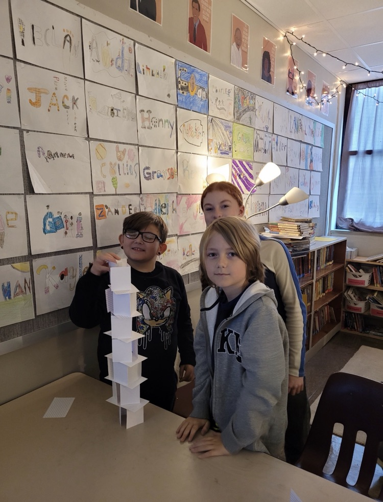 Leap students building