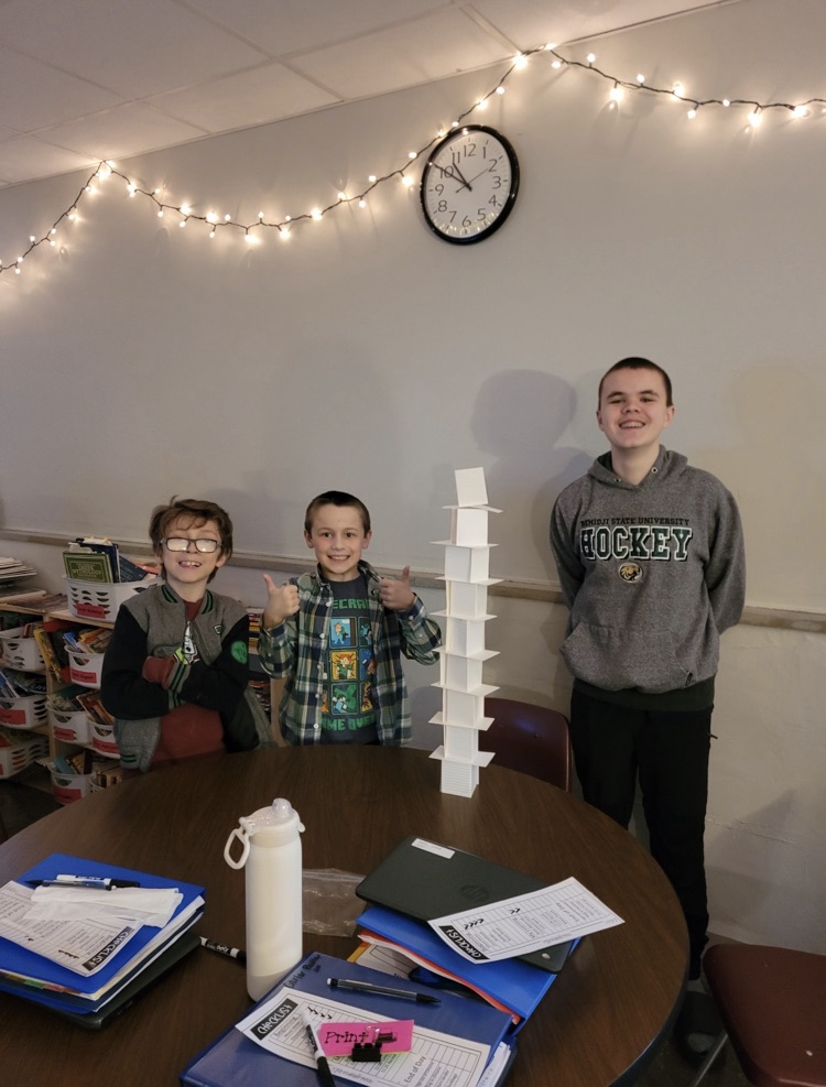 Leap students building