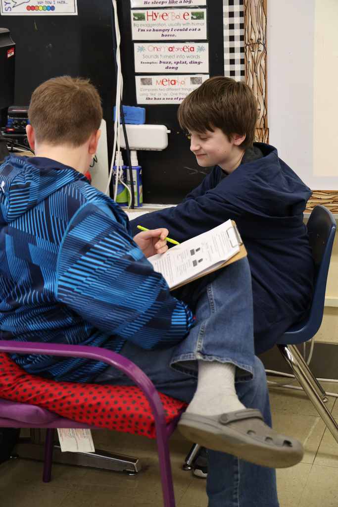 Oakwood Students learning