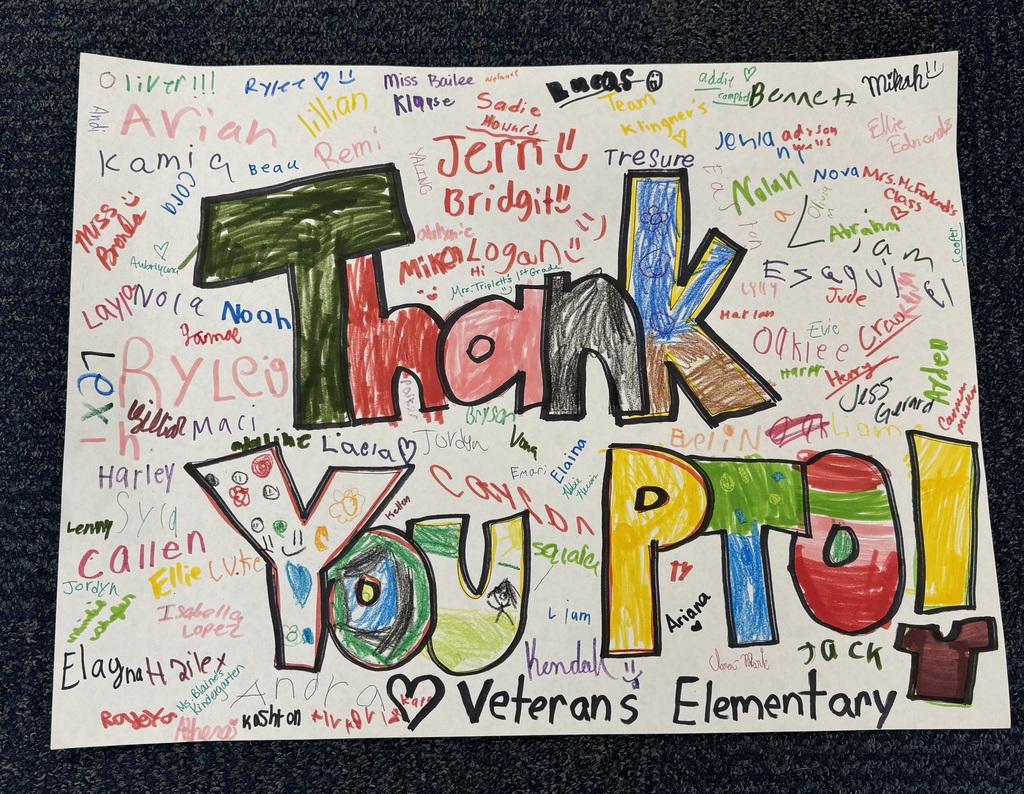 Thank you poster for PTO