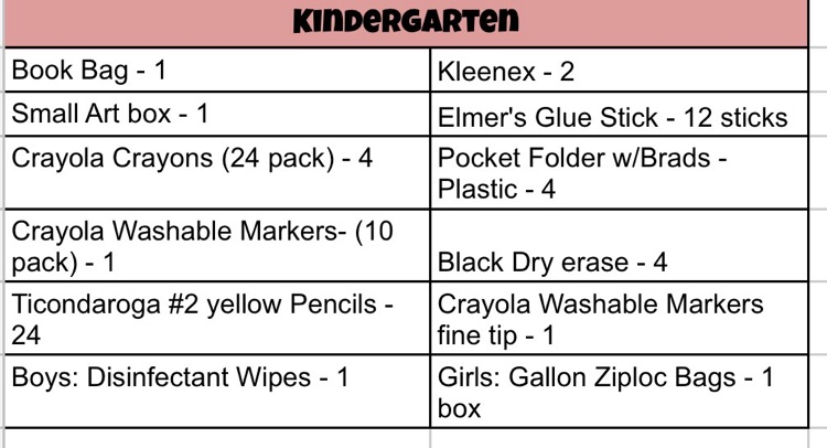 kindergarten