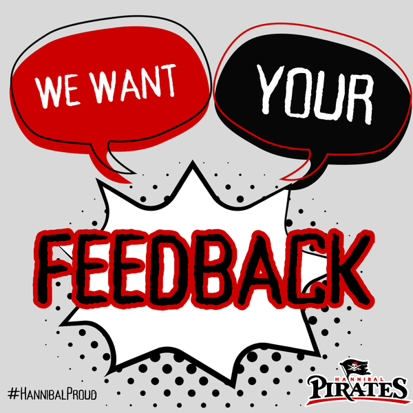 We want your feedback graphic