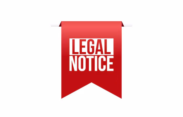 Legal Notice Flag