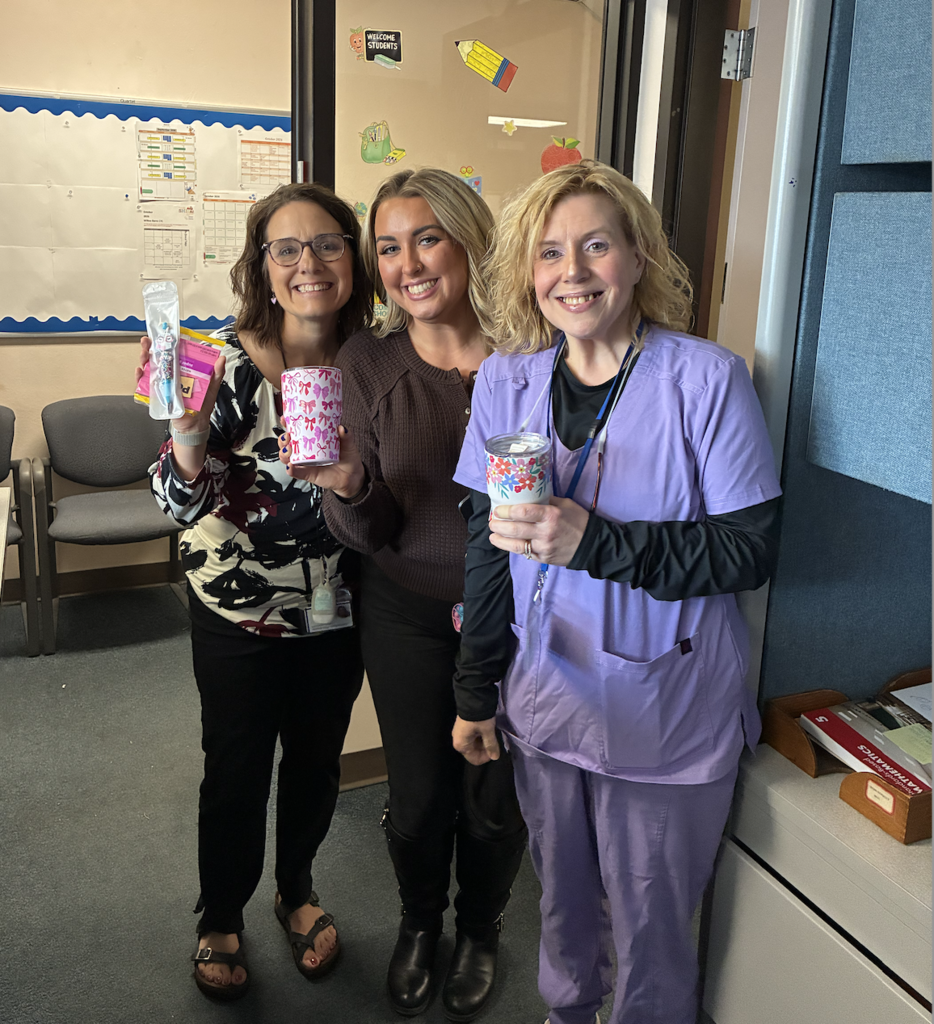 Ms Martinez, Ms Wynn and Nurse Lisa