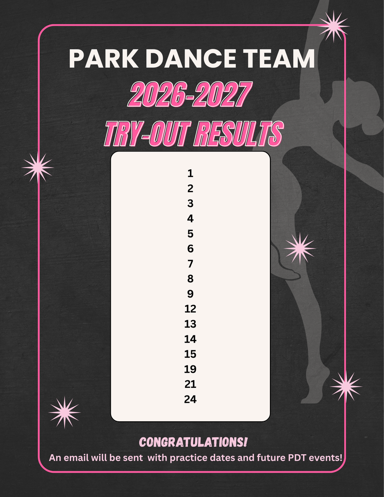 Dance Team Tryout Results