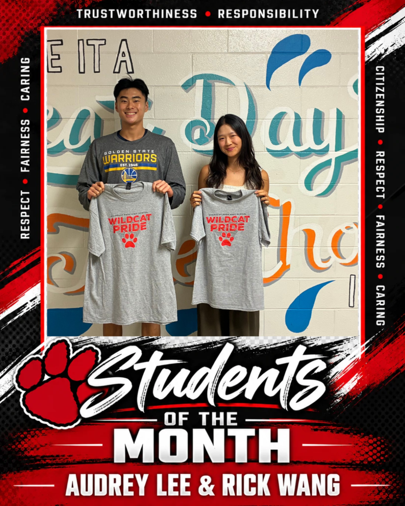 Students of the Month October
