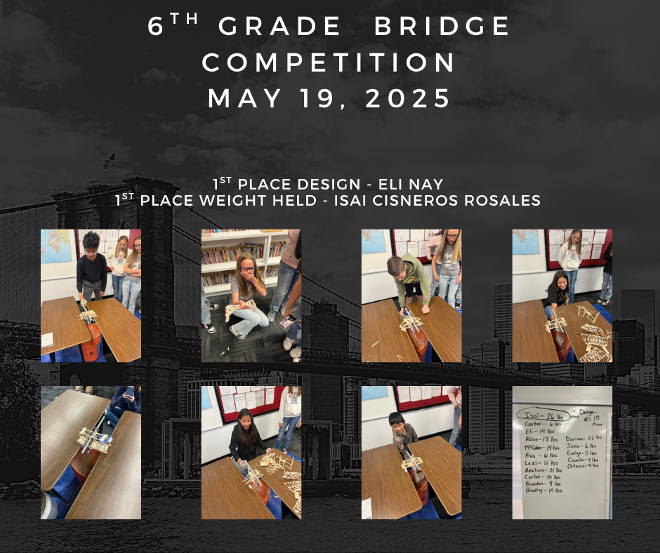 6th Grade Bridge Competition