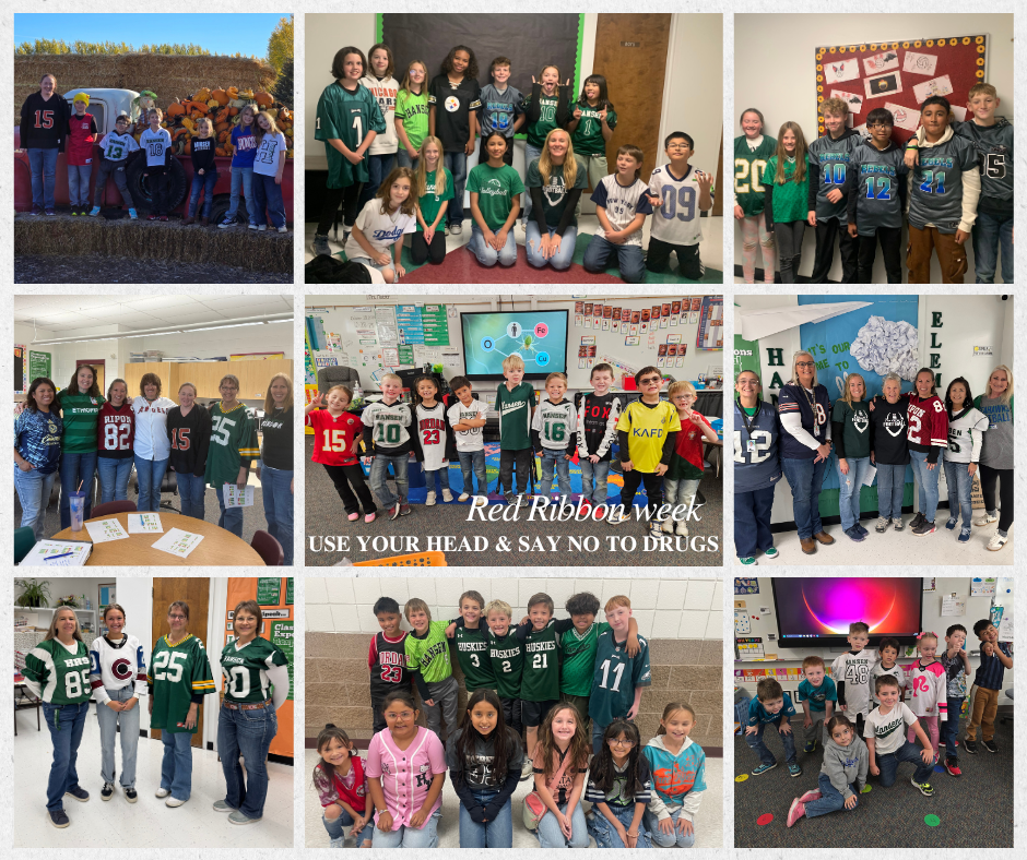 Wear a jersey as we team up against drugs at Hansen Elementary!