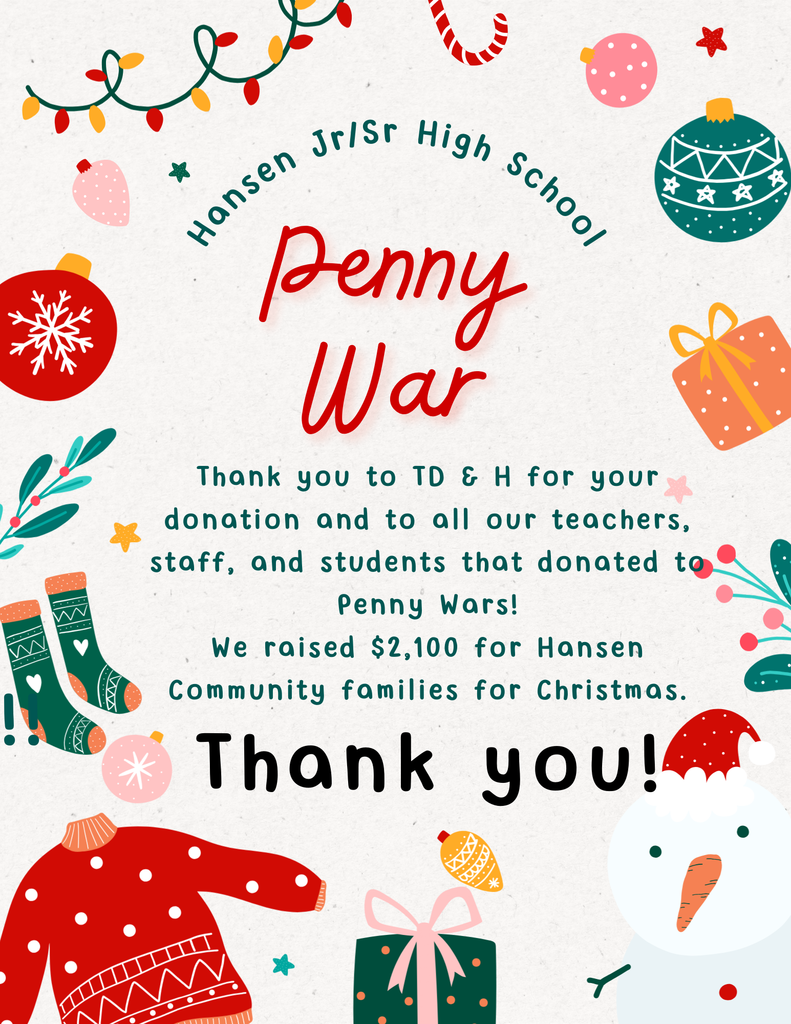 Penny Wars Thank you!