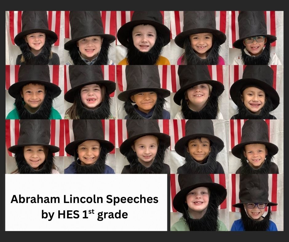 They were practicing their Abraham Lincoln speeches