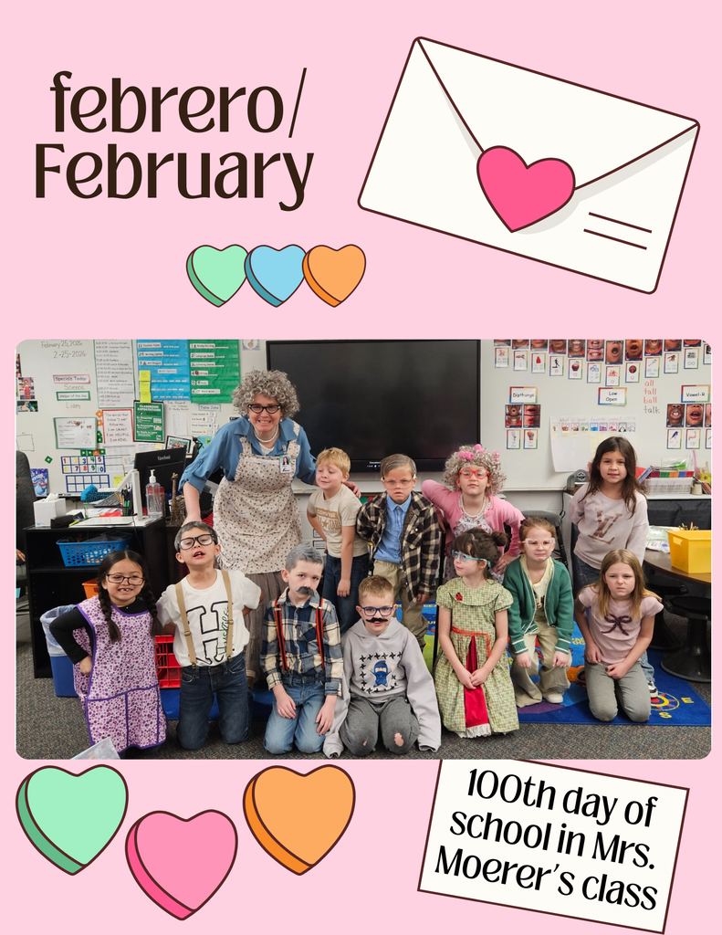 Celebrating the 100th day in Mrs. Moerer's class