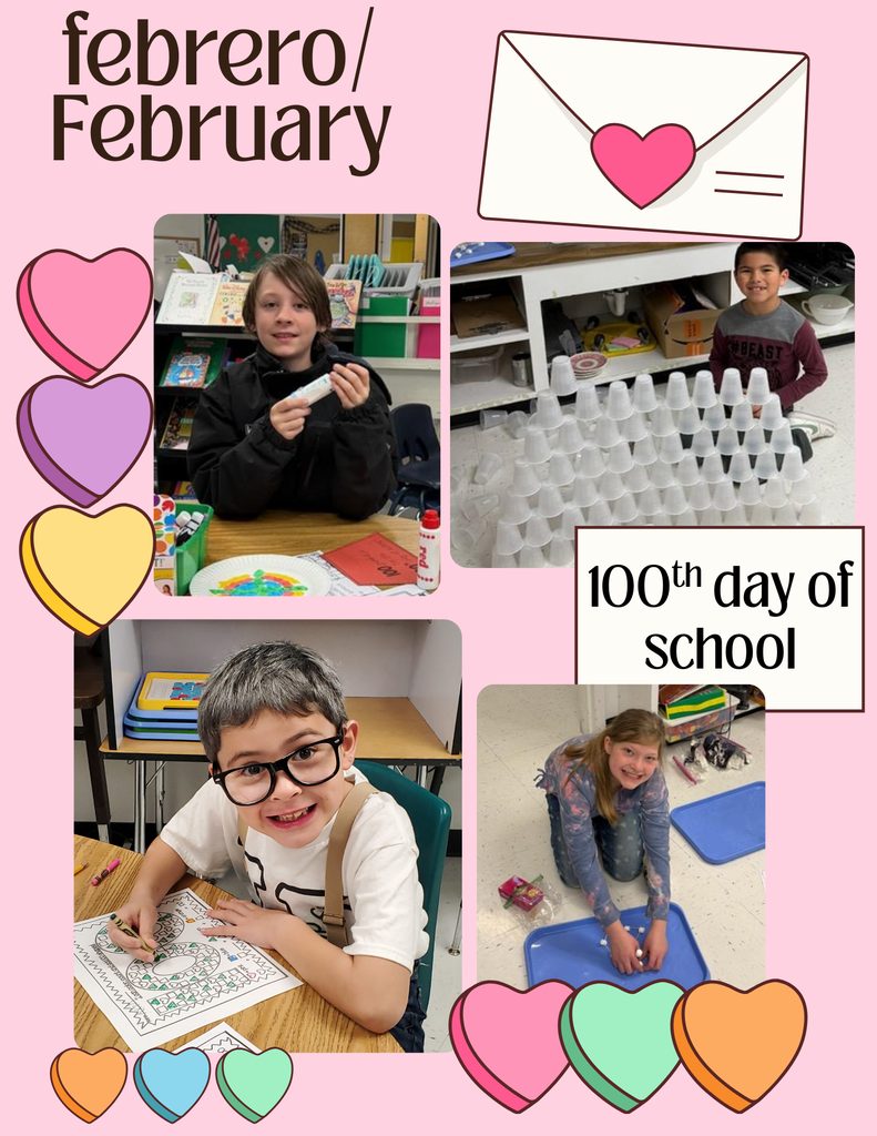 Celebrating the 100th day in Mrs. Heuvel's classroom