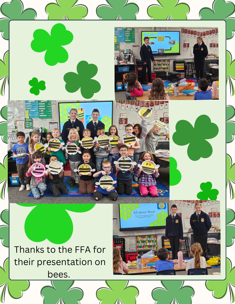 Mrs. Moerer's class learned all about bees from Hansen FFA.