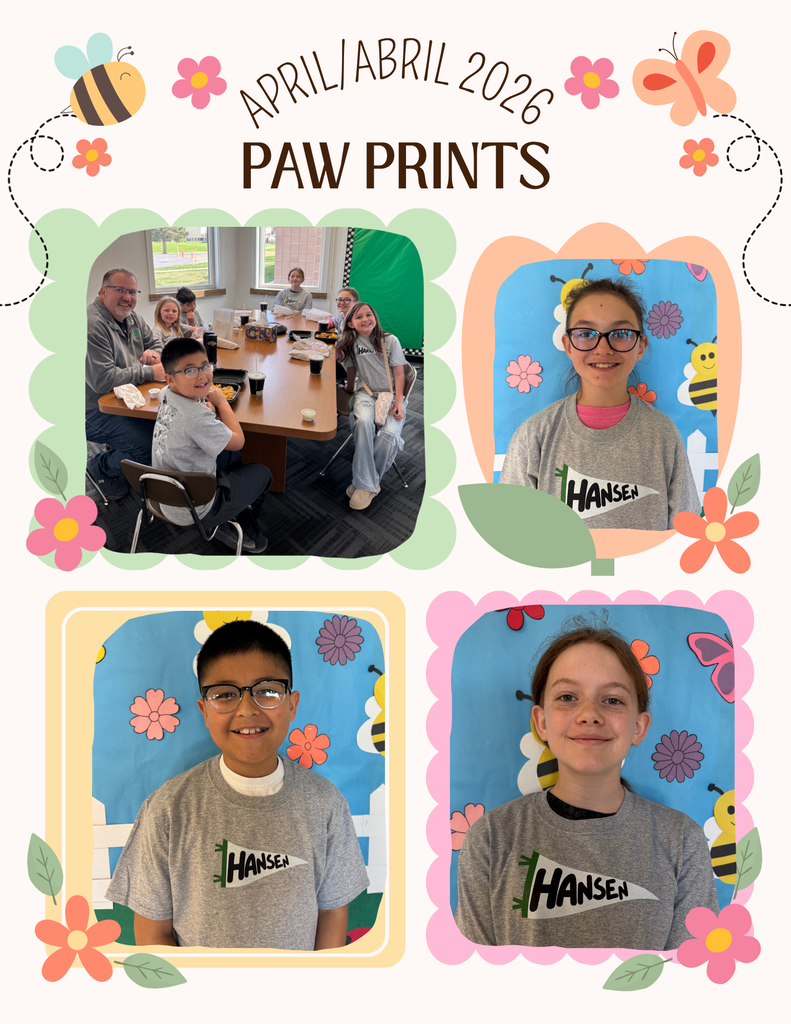 The mayor of Hansen, Todd Stimpson, had lunch with our students of the month! 