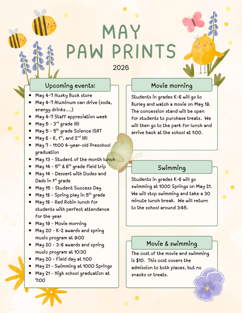 May Paw Prints