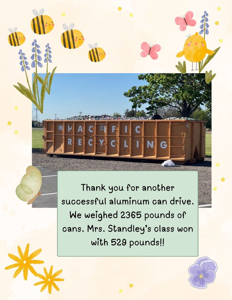 2026 set another record for Hansen Elementary's can drive!