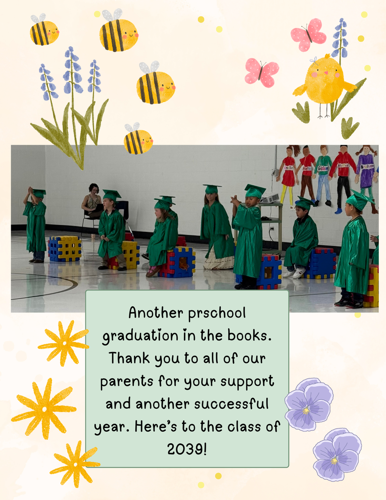 2026 Preschool graduation